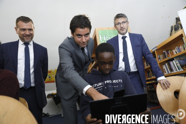 Lancement de la plateforme des stages de 3ème au collège Robert Doisneau, Clichy-sous-Bois (93)