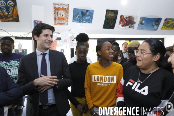 Lancement de la plateforme des stages de 3ème au collège Robert Doisneau, Clichy-sous-Bois (93)