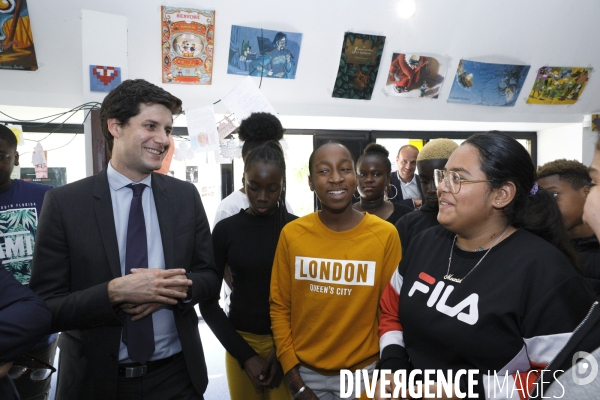 Lancement de la plateforme des stages de 3ème au collège Robert Doisneau, Clichy-sous-Bois (93)