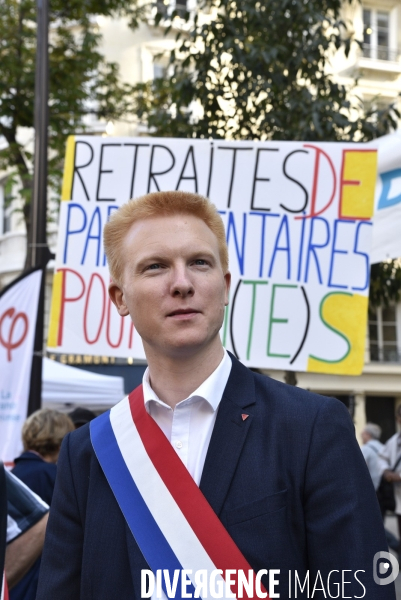 Manifestation des retraités. Pensions, pouvoir d achat, réformes.