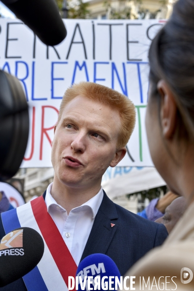 Manifestation des retraités. Pensions, pouvoir d achat, réformes.