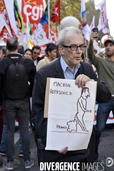 Manifestation des retraités. Pensions, pouvoir d achat, réformes.