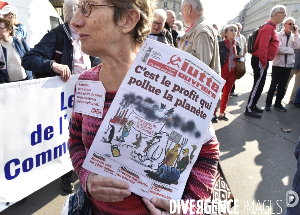 Manifestation des retraités. Pensions, pouvoir d achat, réformes.