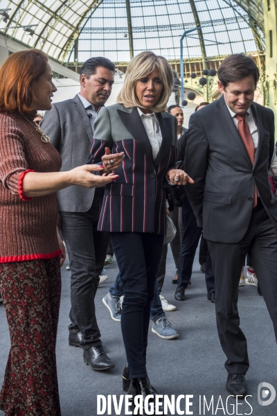 Brigitte Macron à la Fiac 2018