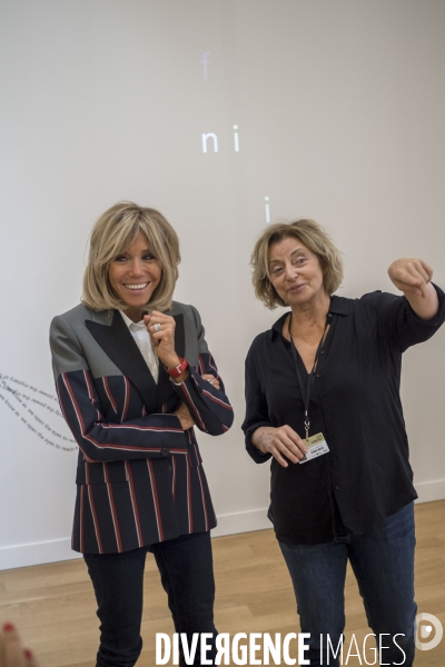Brigitte Macron à la Fiac 2018