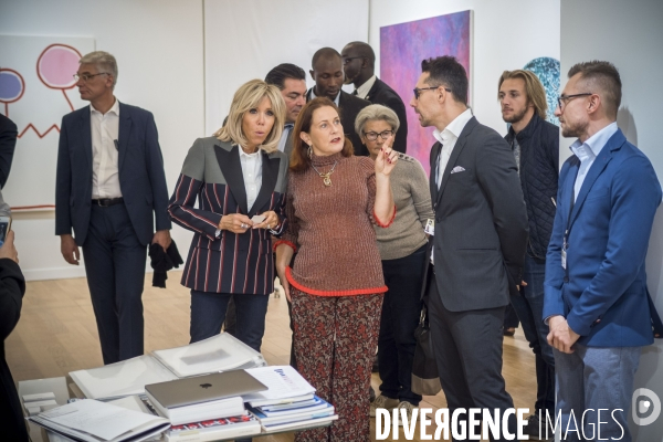 Brigitte Macron à la Fiac 2018