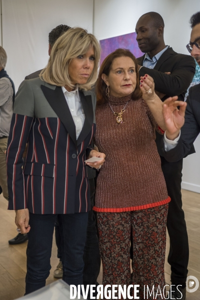 Brigitte Macron à la Fiac 2018