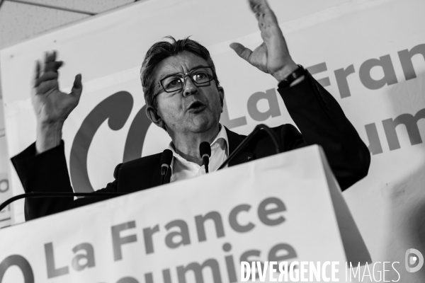 Conférence de presse de Jean-Luc Mélenchon après les perquisitions à La France insoumise concernant les comptes de campagne.