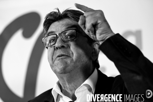 Conférence de presse de Jean-Luc Mélenchon après les perquisitions à La France insoumise concernant les comptes de campagne.