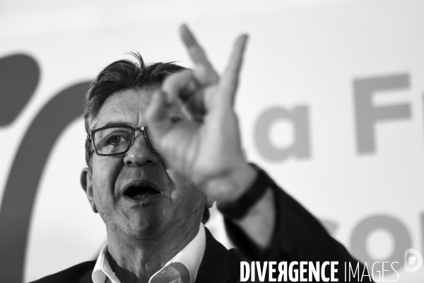 Conférence de presse de Jean-Luc Mélenchon après les perquisitions à La France insoumise concernant les comptes de campagne.