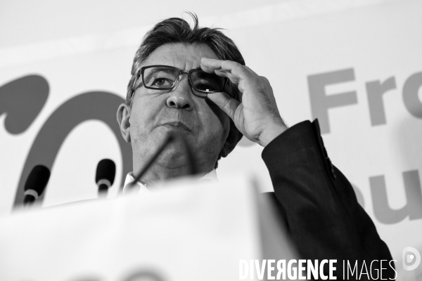 Conférence de presse de Jean-Luc Mélenchon après les perquisitions à La France insoumise concernant les comptes de campagne.