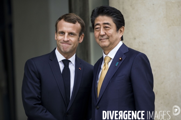 Visite du premier ministre du Japon Shinzo ABE.