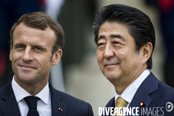 Visite du premier ministre du Japon Shinzo ABE.