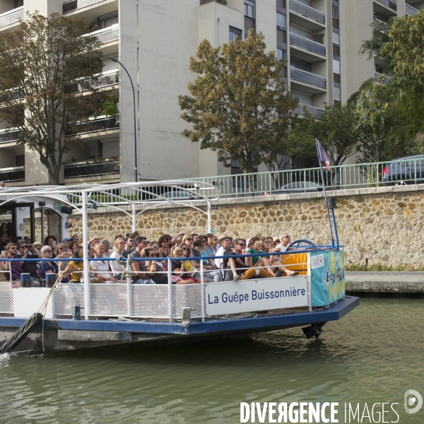 Au fil du canal de l ourcq.