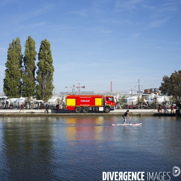 Au fil du canal de l ourcq.