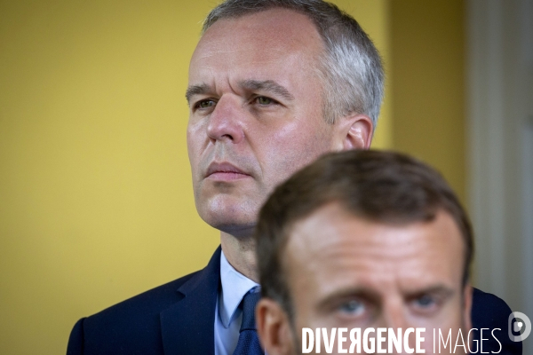 Emmanuel Macron en voyage officiel aux Antilles