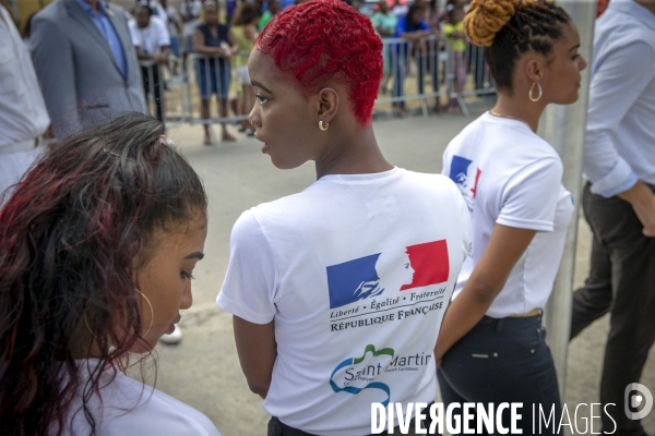 Emmanuel Macron en voyage officiel aux Antilles