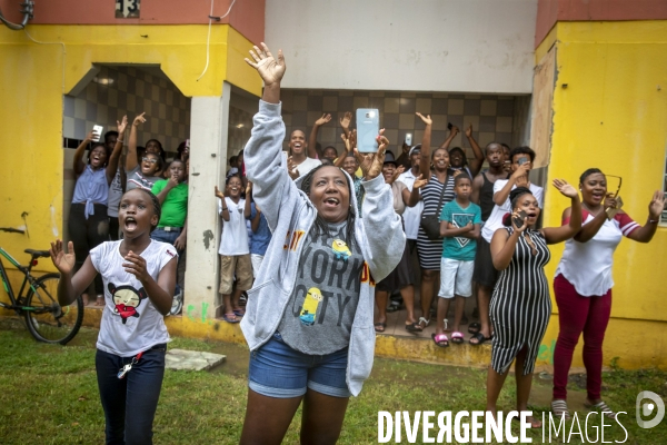 Emmanuel Macron en voyage officiel aux Antilles