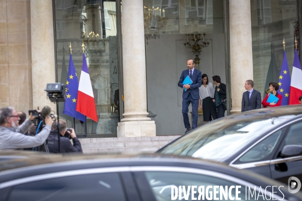 Conseil des ministres du nouveau gouvernement Philippe