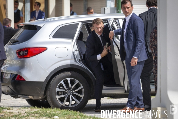Emmanuel Macron en voyage officiel aux Antilles