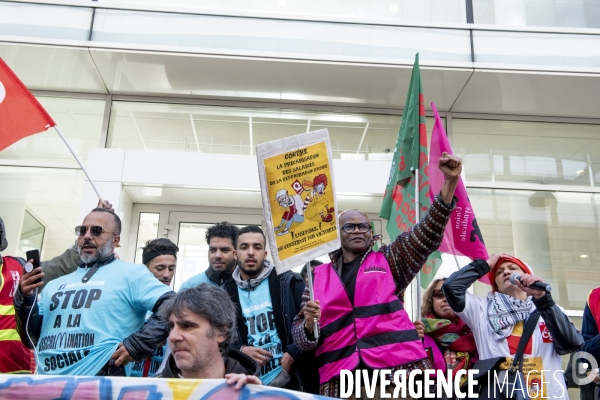 Manifestation contre Mc Donald s