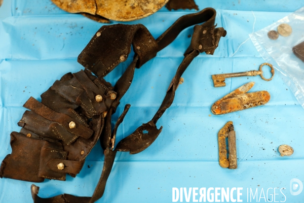 Procédure d identification du cadavre d un poilu par le docteur Bruno Frémont
