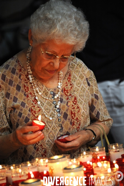 Procession de la vierge marie