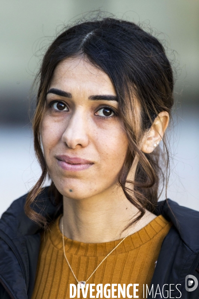 Nadia MURAD BASEE TAHA, co-récipiendaire du Prix Nobel de la Paix 2018 à l Elysée.