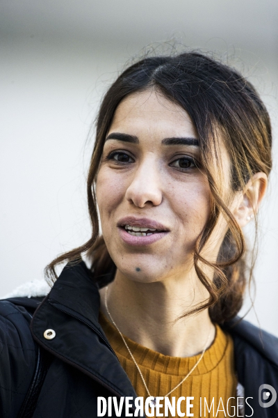 Nadia MURAD BASEE TAHA, co-récipiendaire du Prix Nobel de la Paix 2018 à l Elysée.