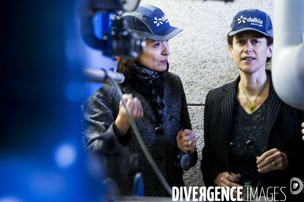 Emmanuelle WARGON visite la centrale géothermique Bagéops à Bagneux.