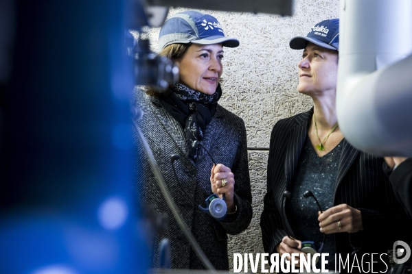 Emmanuelle WARGON visite la centrale géothermique Bagéops à Bagneux.