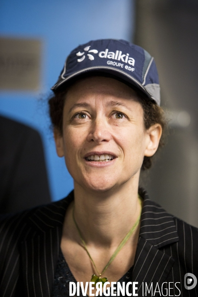 Emmanuelle WARGON visite la centrale géothermique Bagéops à Bagneux.