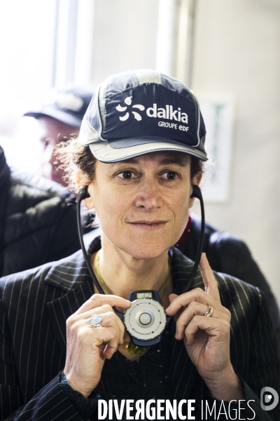 Emmanuelle WARGON visite la centrale géothermique Bagéops à Bagneux.