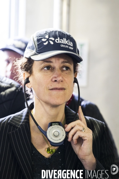 Emmanuelle WARGON visite la centrale géothermique Bagéops à Bagneux.