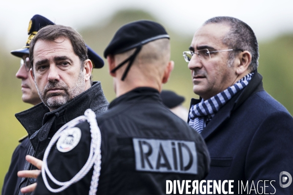 Christophe CASTANER et Laurent NUNEZ au GIGN et au RAID.