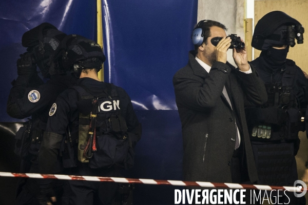 Christophe CASTANER et Laurent NUNEZ au GIGN et au RAID.