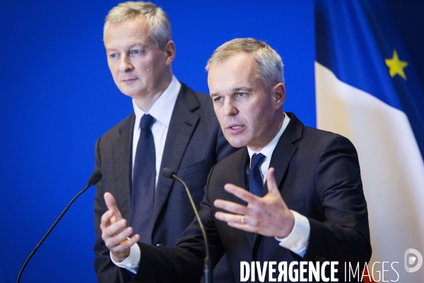 François de Rugy et Bruno Le Maire reçoivent les acteurs de la filière automobile