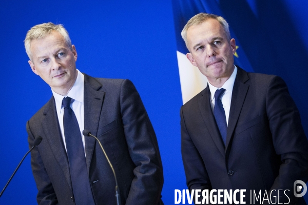 François de Rugy et Bruno Le Maire reçoivent les acteurs de la filière automobile