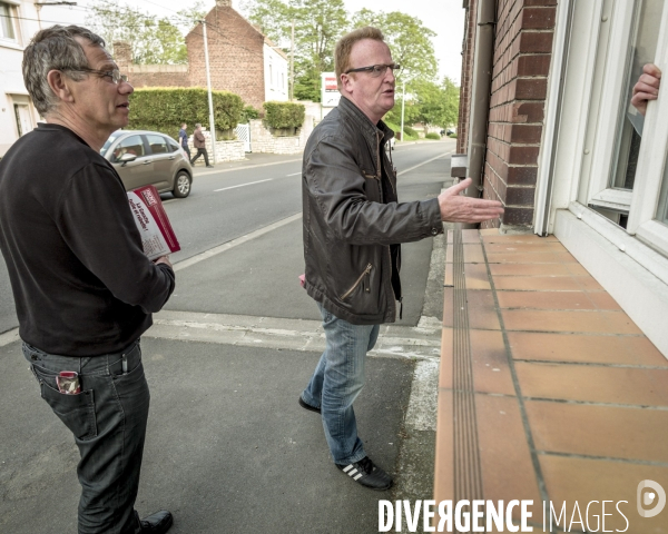 Un jour avec Herve POLY, candidat PCF suppleant de Jean-Luc Melenchon pour les legislatives 2012