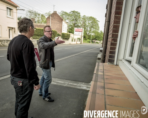 Un jour avec Herve POLY, candidat PCF suppleant de Jean-Luc Melenchon pour les legislatives 2012