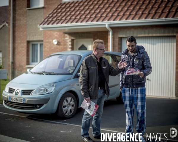 Un jour avec Herve POLY, candidat PCF suppleant de Jean-Luc Melenchon pour les legislatives 2012