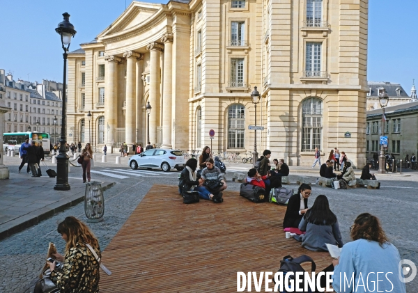 Illustration octobre 2018.Place du Pantheon renovée