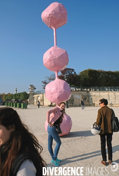 Illustration octobre 2018.La Fiac 2018 hors les mûrs