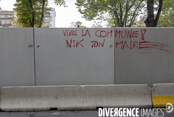 Marseille : une marche funèbre contre le mur de La Plaine