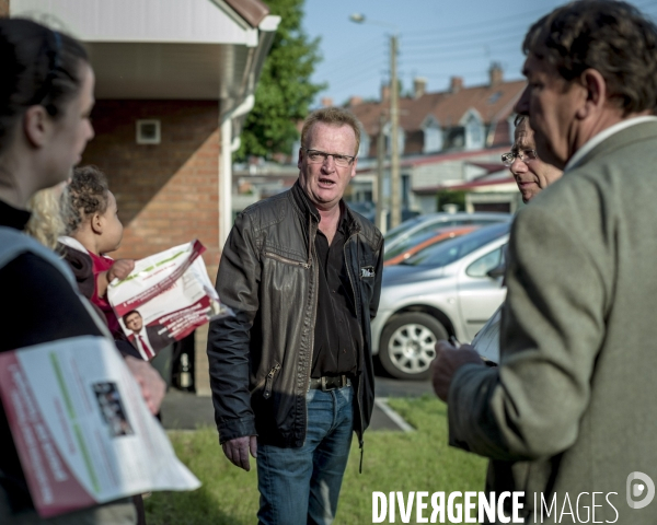 Un jour avec Herve POLY, candidat PCF suppleant de Jean-Luc Melenchon pour les legislatives 2012