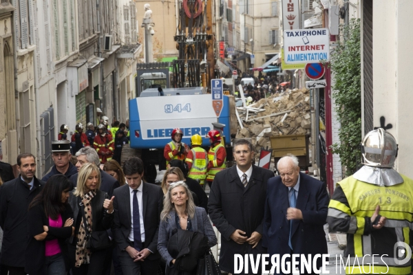 Effondrement à la rue d Aubagne (Marseille)