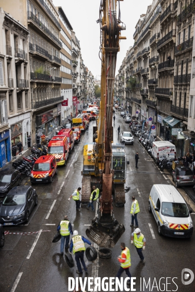 Effondrement à la rue d Aubagne (Marseille)