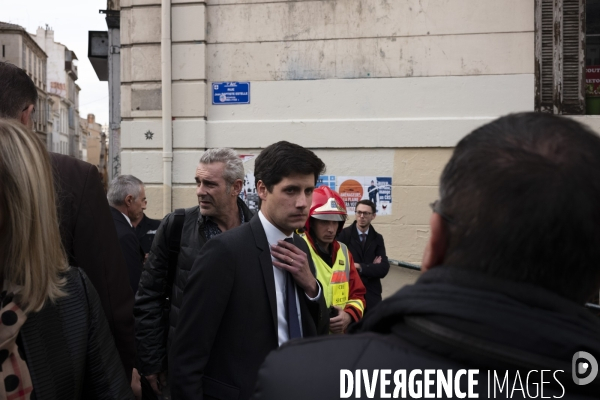 Effondrement à la rue d Aubagne (Marseille)