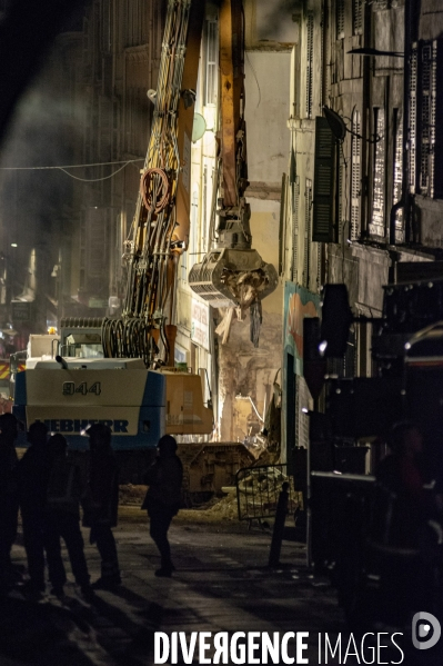 Rue d Aubagne à Marseille, les fouilles continuent