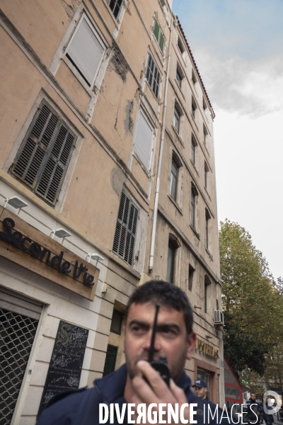 Visite de logements insalubre à Noailles (Marseille)